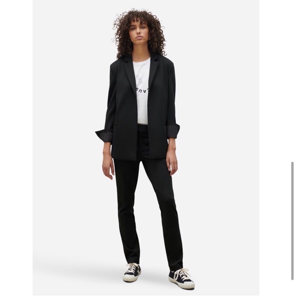 Everybody & Everyone Totally Possible Blazer Black Oversized Ethical10/12 M/L - Picture 6 of 14